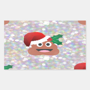 santa claus emoji rechthoekige sticker