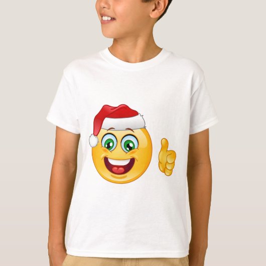 santa claus emoji t-shirt (Voorkant)