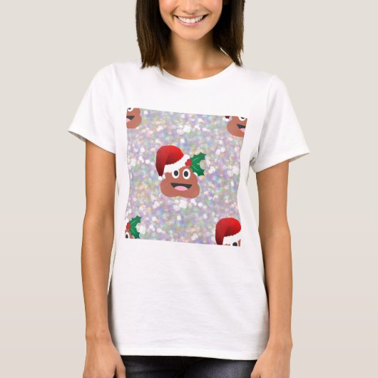 santa claus emoji t-shirt (Voorkant)