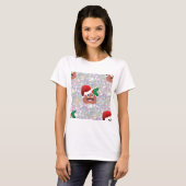 santa claus emoji t-shirt (Voorkant volledig)
