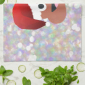 santa claus emoji theedoek (Gevouwen)