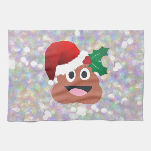 santa claus emoji theedoek (Horizontaal)