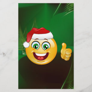 santa claus emojis briefpapier