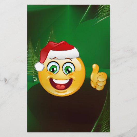 santa claus emojis briefpapier (Voorkant)