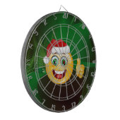 santa claus emojis dartbord (Voorkant Links)