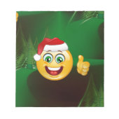 santa claus emojis notitieblok (Voorkant)