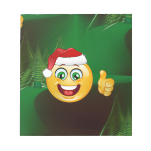 santa claus emojis notitieblok