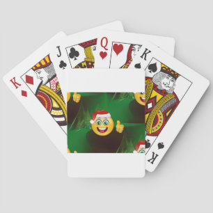 santa claus emojis pokerkaarten