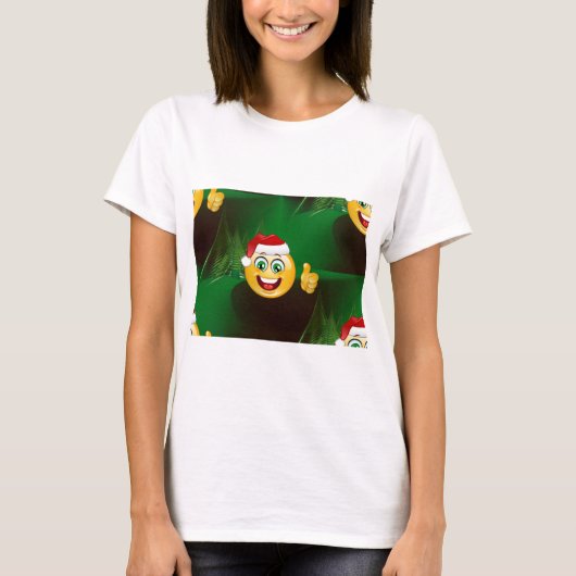 santa claus emojis t-shirt (Voorkant)