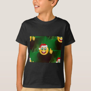 santa claus emojis t-shirt