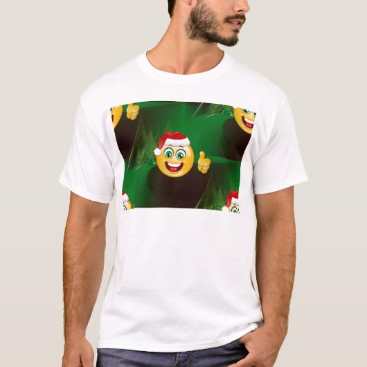 santa claus emojis t-shirt (Voorkant)