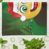 santa claus emojis theedoek (Gevouwen)