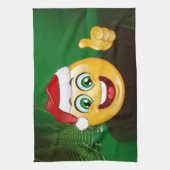 santa claus emojis theedoek (Verticaal)