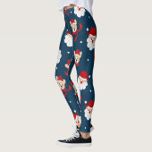 Santa Claus en Corgi Pattern Leggings (Links)