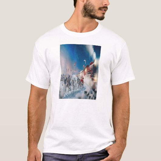 SANTA CLAUS EN EXPRESS T-SHIRT (Voorkant)