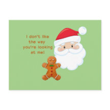 Santa Claus en Gingerbrood Boy