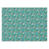 Santa Claus en Merry Friends Pattern Tafelkleed (Voorkant (Horizontaal))