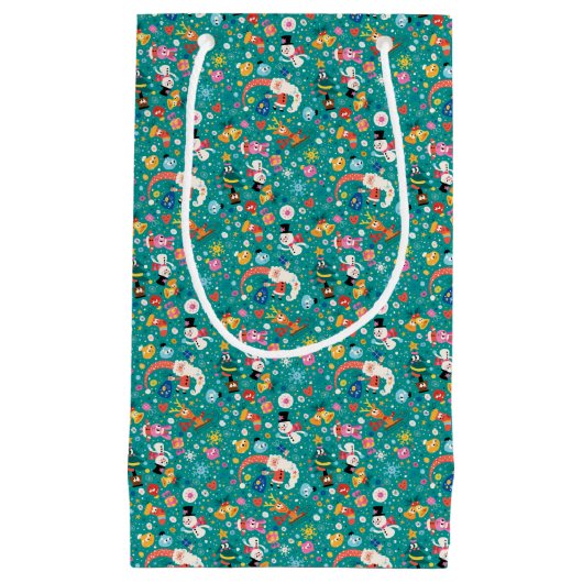 Santa Claus en Merry FriendsPattern Klein Cadeauzakje (Voorkant)