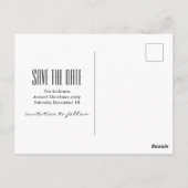 Santa Claus en zijn vliegende rendiertje - Geloof Briefkaart (Achterkant)