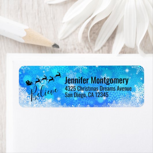 Santa Claus en zijn vliegende rendiertje - Geloof Etiket (Insitu)