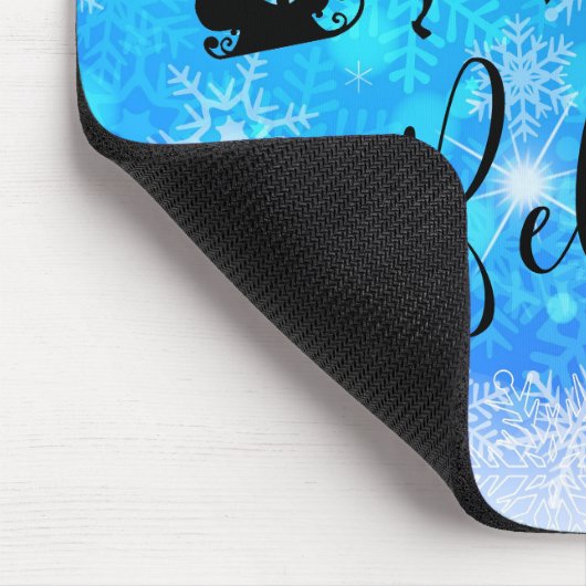 Santa Claus en zijn vliegende rendiertje - Geloof Muismat (Hoek)