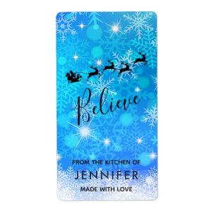 Santa Claus en zijn vliegende rendiertje - Keuken Etiket