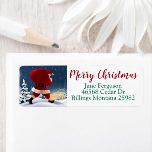 Santa Claus Etiket (Insitu)