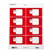 Santa Claus Etiket (Full Sheet)