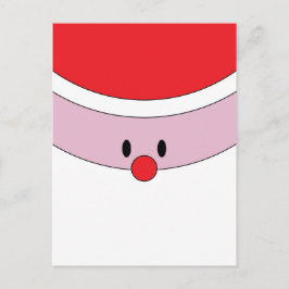 Santa Claus Face Briefkaart