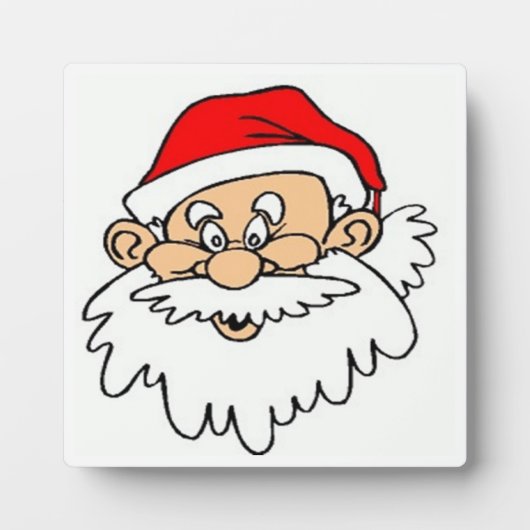 SANTA CLAUS FACE FOTOPLAAT (Voorkant)