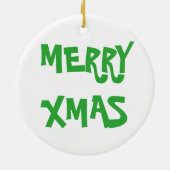 SANTA CLAUS FACE KERAMISCH ORNAMENT (Achterkant)