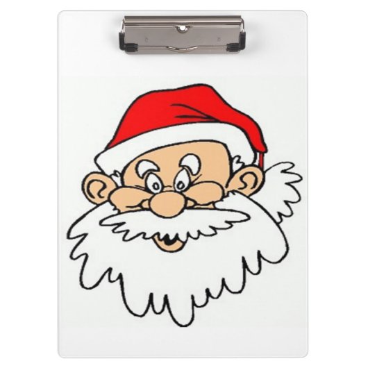 SANTA CLAUS FACE KLEMBORD (Voorkant)