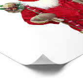 Santa Claus Face Mask Poster (Hoek)