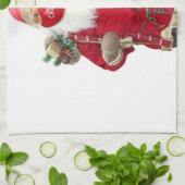 Santa Claus Face Mask Theedoek (Gevouwen)