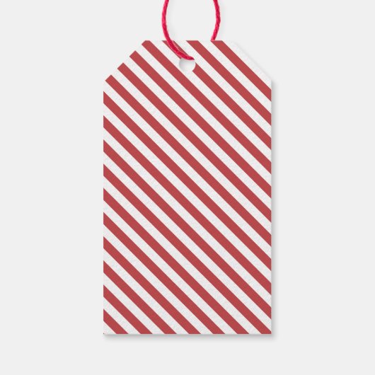 Santa Claus Face Modern Kerstmis op maat Cadeaulabel (Achterkant)