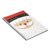 santa claus face notitieboek (Rechterzijde)