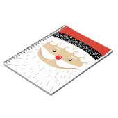 santa claus face notitieboek (Linkerzijde)