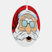 Santa Claus Face Ornament (Voorkant Rechts)