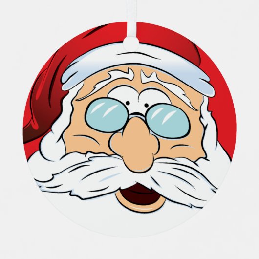 Santa Claus Face Ornament (Voorkant)