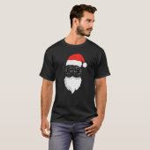 Santa Claus Face Sunbril met kerstmis M T-shirt (Voorkant volledig)