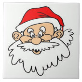 SANTA CLAUS FACE TEGELTJE (Voorkant)