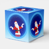 Santa Claus Favor Box Bedankdoosjes (Achterkant)