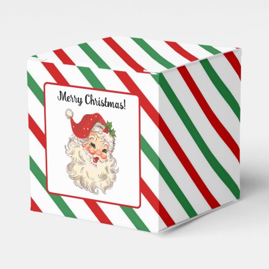 Santa Claus Favor Box Bedankdoosjes (Voorkant Zijde)