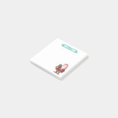 Santa Claus Feestdagen Gepersonaliseerd Post-it® Notes (Schuin)