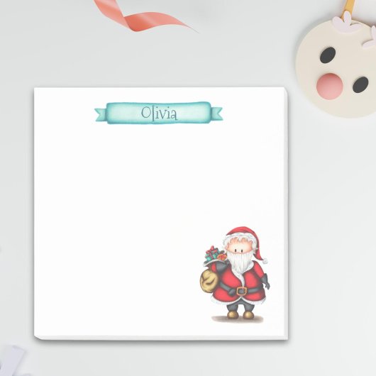 Santa Claus Feestdagen Gepersonaliseerd Post-it® Notes