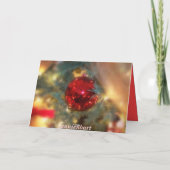 Santa Claus Feestdagen Kaart (Achterkant)