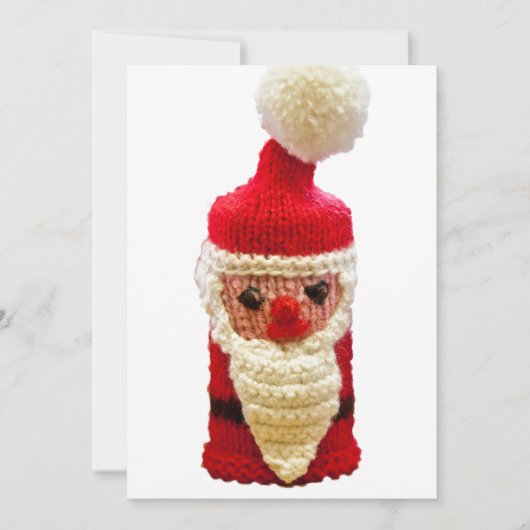 Santa claus feestdagenkaart (Voorkant)