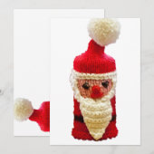 Santa claus feestdagenkaart (Voorkant / Achterkant)