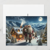 Santa Claus Feestdagenkaart (Voorkant / Achterkant)