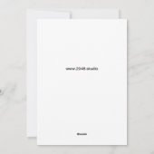 Santa Claus Feestdagenkaart (Achterkant)